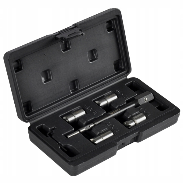 Trusa freze pentru injectoare 5piese curatat reconditionat orificiu scaun (G02659) [4]