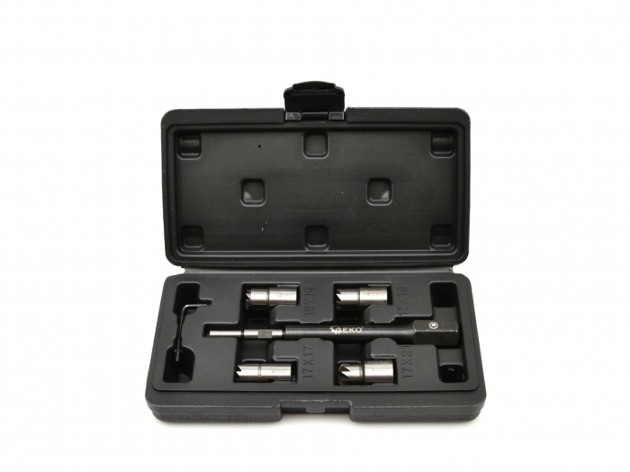 Trusa freze pentru injectoare 5piese curatat reconditionat orificiu scaun (G02659) [5]