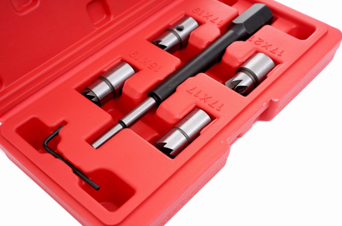 Trusa freze pentru injectoare 6piese curatat reconditionat orificiu scaun (KD10056) [5]