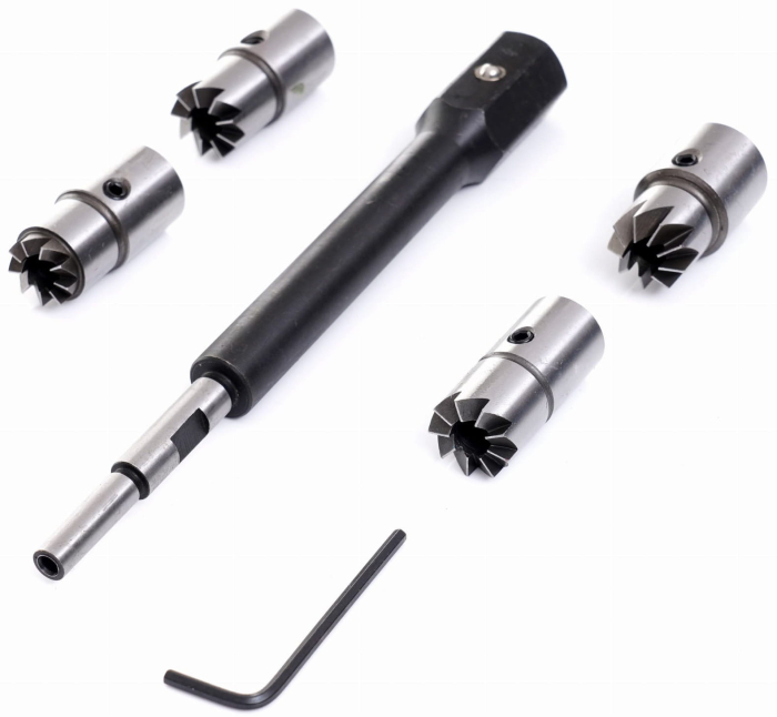 Trusa freze pentru injectoare 6piese curatat reconditionat orificiu scaun (KD10056) [7]