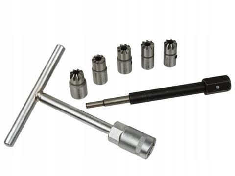 Trusa freze pentru injectoare 8piese curatat reconditionat orificiu scaun (G02657) [2]