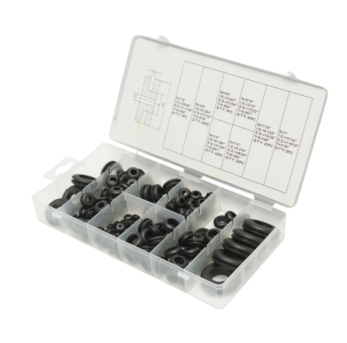 Trusa garnituri cauciuc tip inel trecere cabluri 180 piese DISUH59 (BK99853) [4]