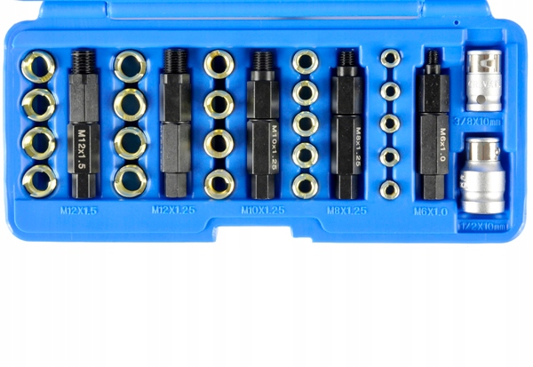 Trusa kit reparatie filet bujie M6-M12 29piese (BP-2128) [3]