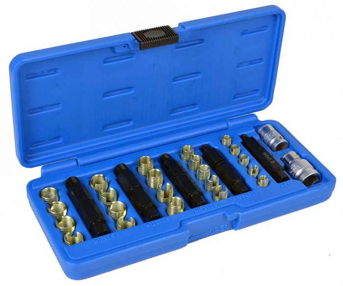 Trusa kit reparatie filet bujie M6-M12 29piese (BP-2128) [6]