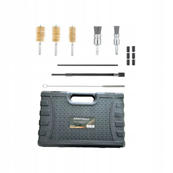 Trusa perii curatare canale injectoare bujii 14 piese (KD10048) [2]