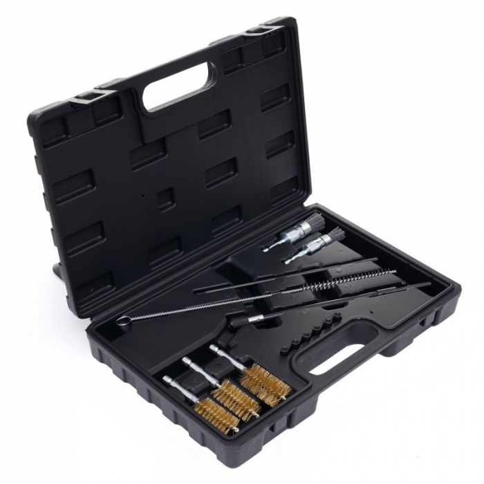 Trusa perii curatare canale injectoare bujii 14 piese (KD10048) [1]