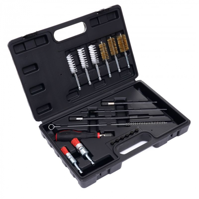 Trusa perii curatare canale injectoare bujii 19 piese (KD10049) [3]