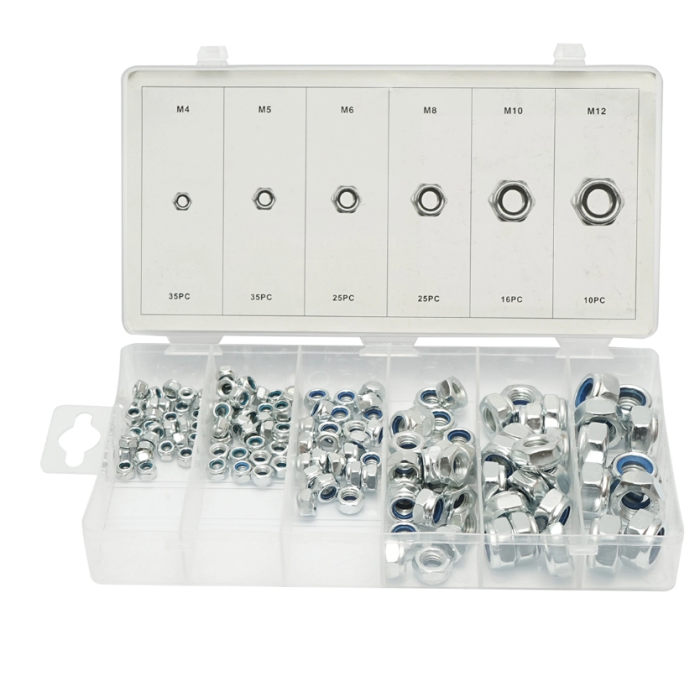 Trusa piulite autoblocante 4-12mm 146 piese DISUH45 (BK99839) [1]