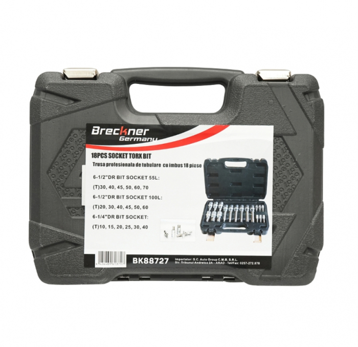 Trusa profesionala torx cu biti torx T10-T70 18 piese DISLF91 (BK88727) [2]