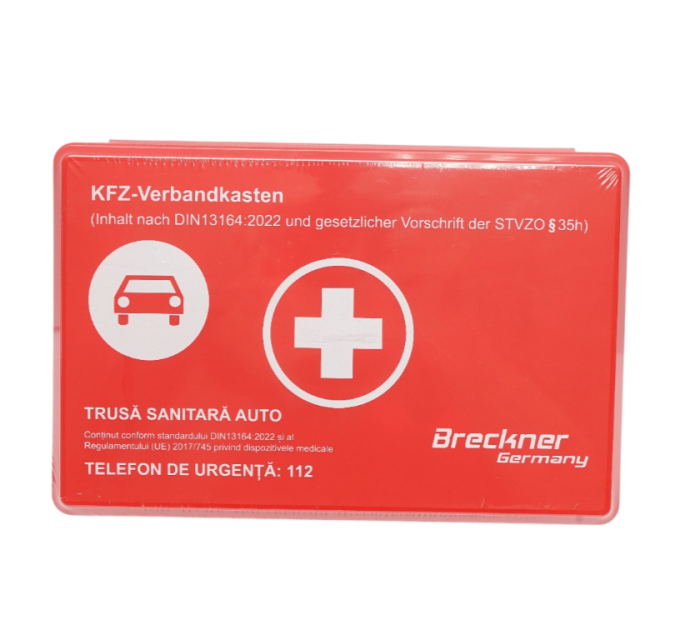 Trusa sanitara auto de prim ajutor (Data expirarii produselor sterile 28 aprilie 2030) 20077 (BK20077) [1]