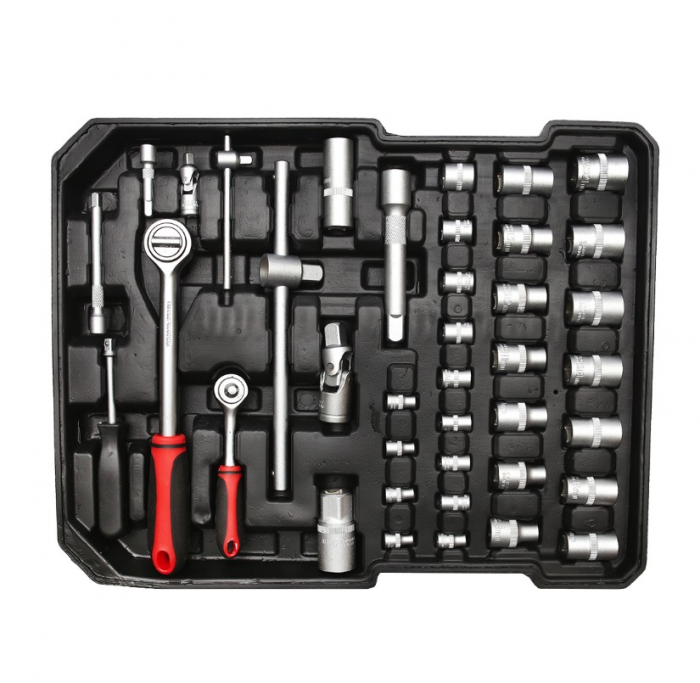 Trusa scule 187 piese tip valiza geamantan troler DISFP10 (BK92504) [6]