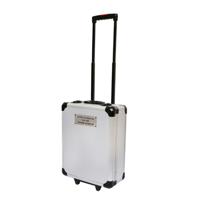 Trusa scule 187 piese tip valiza geamantan troler DISFP10 (BK92504) [3]