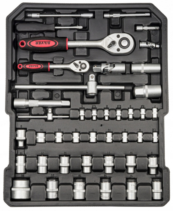Trusa scule 419piese tip valiza geamantan troler chei cu clichet (SK-419-03) [4]