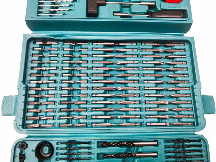 Trusa set 217 burghie carote capete surubelnita scule metal, beton, lemn (V39205) [3]