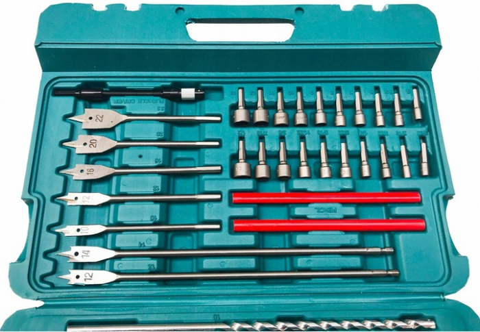 Trusa set 217 burghie carote capete surubelnita scule metal, beton, lemn (V39205) [10]