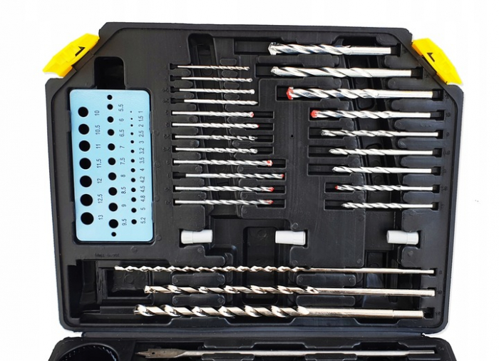 Trusa set 300 burghie carote capete surubelnita scule metal, beton, lemn (S10414) [4]