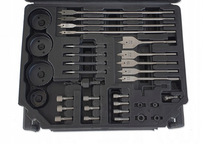 Trusa set 300 burghie carote capete surubelnita scule metal, beton, lemn (S10414) [6]