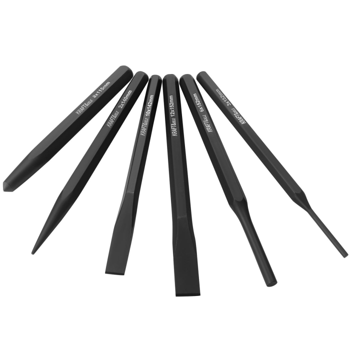 Trusa set 6 dornuri si dalti din otel calit Cr-V (KD3576) [3]