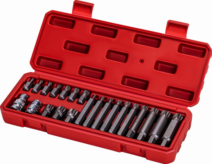 Trusa Set bit spline stelate M4-M18 22 piese scurte lungi (KD10539) [2]