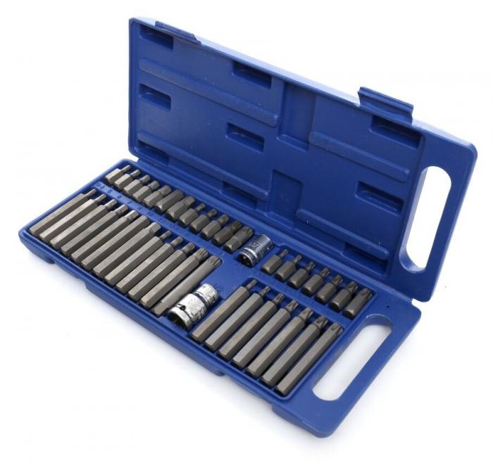 Trusa Set bit torx hex spline 40 piese scurte, lungi  (TA1204) [1]