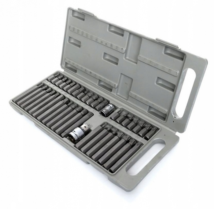 Trusa Set bit torx hex spline 40 piese scurte, lungi 1 2 3 8 (KD10219) [3]