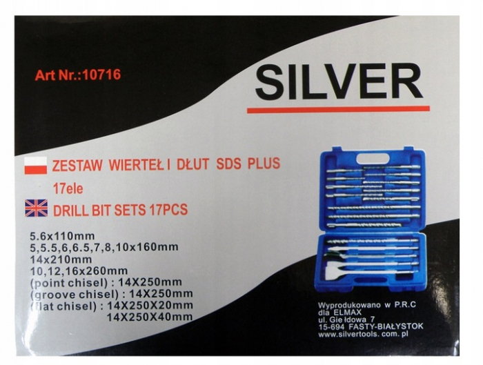 Trusa set burghiu burghie si dalta dalti SDS Plus 17piese (S10716) [3]