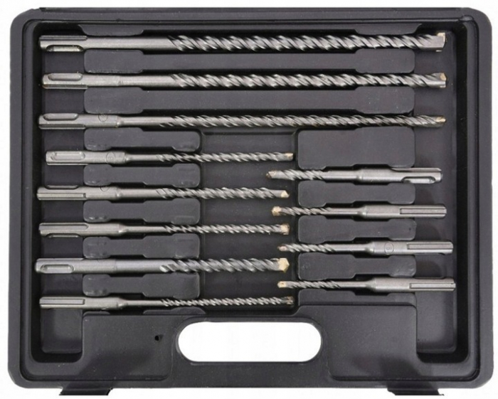 Trusa set burghiu burghie si dalta dalti SDS Plus 17piese (V05085) [5]