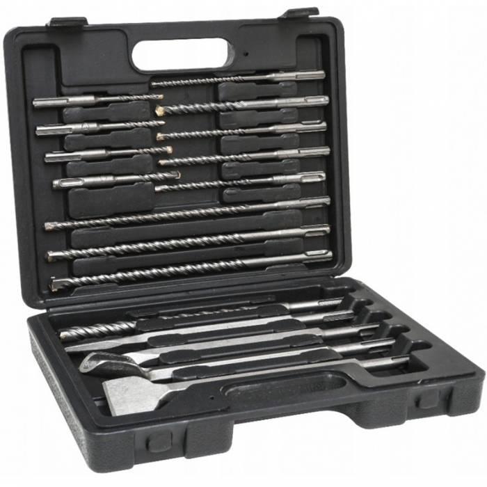 Trusa set burghiu burghie si dalta dalti SDS Plus 17piese (V05085) [3]