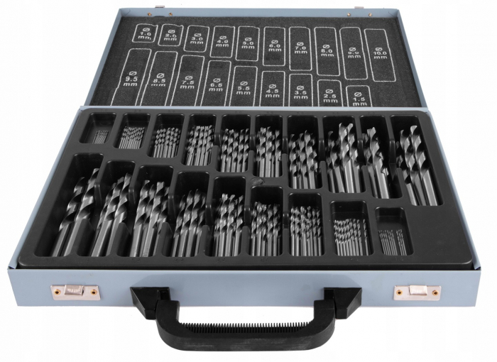 Trusa set burghiu HSS 170piese 1-10mm (S10412) [3]