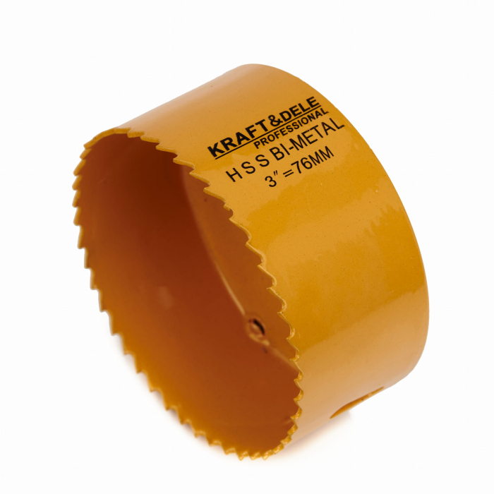 Trusa set carote freze bimetal HSS 19-76mm lemn metal plastic 17piese (KD10758) [6]