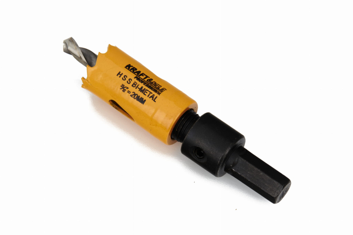 Trusa set carote freze bimetal HSS 19-76mm lemn metal plastic 17piese (KD10758) [8]