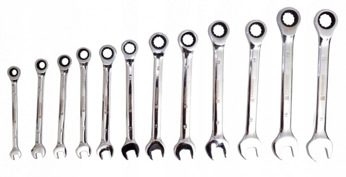 Trusa set chei combinate cu clichet 8-19mm 12piese (PM-KPLO-12T) [2]