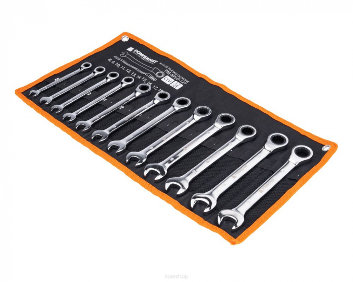 Trusa set chei combinate cu clichet 8-19mm 12piese (PM-KPLO-12T) [9]