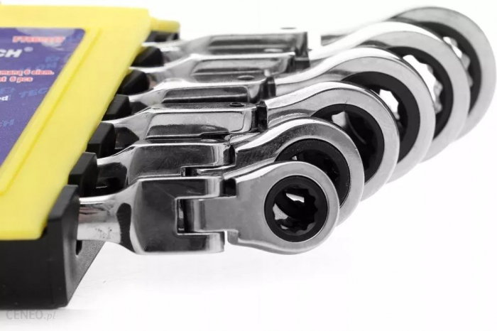 Trusa set chei combinate cu clichet articulate 8-19mm 6piese, cap flexibil (SK-006-01) [5]