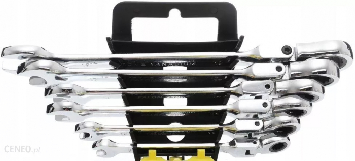 Trusa set chei combinate cu clichet articulate 8-19mm 6piese, cap flexibil (SK-006-01) [4]