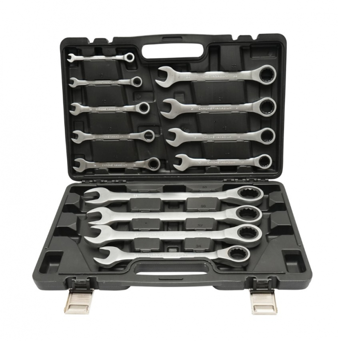 Trusa set chei combinate cu clichet articulate 8-32mm 13piese DISEU02 (BK77518) [1]