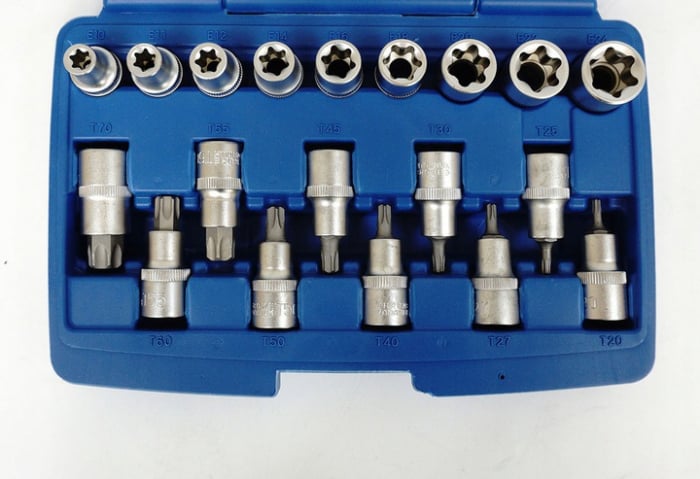 Trusa set chei torx E 19 piese ½ T20-70 E10-20 (SK-019-03) [4]