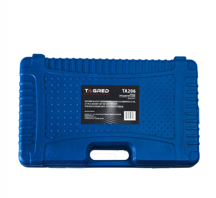 Trusa set chei tubulare 21 piese 3-4 19-50mm marimi mari 12colturi bihexagonale (TA206) [5]