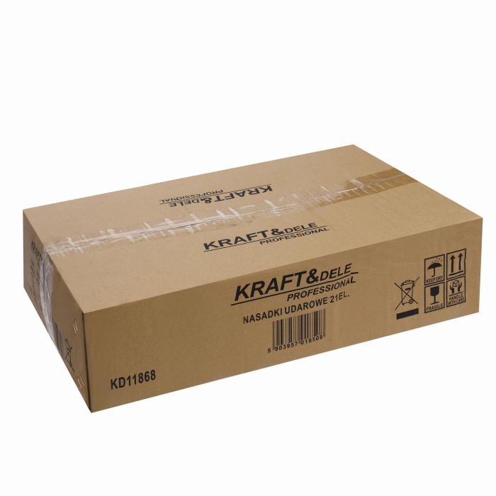 Trusa set chei tubulare 21 piese 3/4" 19-50mm marimi mari 6colturi hexagonale (KD11868) [19]