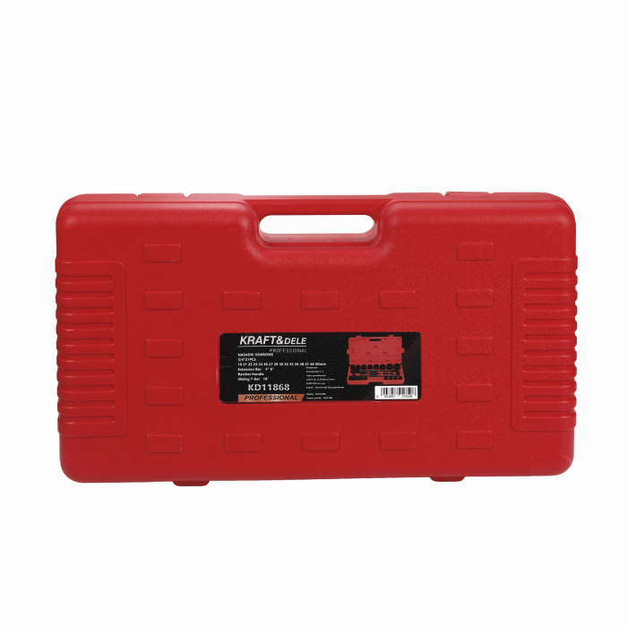 Trusa set chei tubulare 21 piese 3/4" 19-50mm marimi mari 6colturi hexagonale (KD11868) [16]