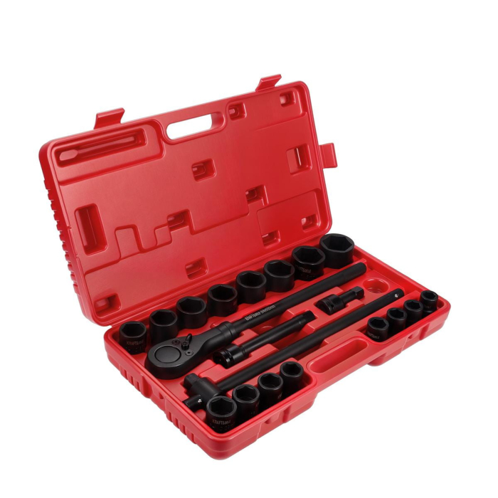 Trusa set chei tubulare 21 piese 3/4" 19-50mm marimi mari 6colturi hexagonale (KD11868) [3]