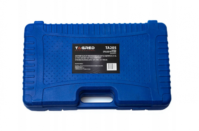 Trusa set chei tubulare 21 piese 3-4 19-50mm marimi mari 6colturi hexagonale (TA205) [7]