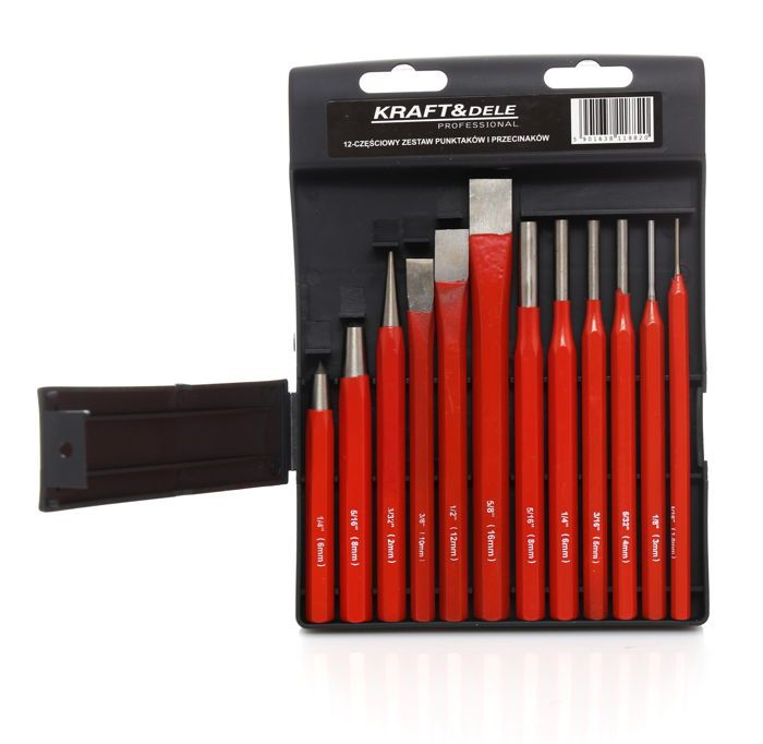 Trusa set dornuri si dalti din otel calit 11 buc (KD10111) [4]