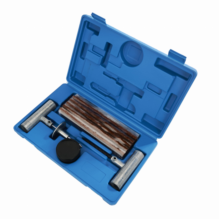 Trusa set kit reparatie pana anvelope cauciuc cu snur 27 piese (KD10444) [4]