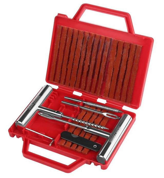 Trusa set kit reparatie pana anvelope cauciuc cu snur 27 piese (KD12507) [1]