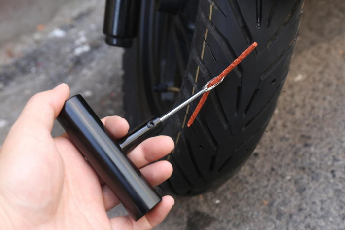 Trusa set kit reparatie pana anvelope cauciuc cu snur 58 piese (KD12506) [17]