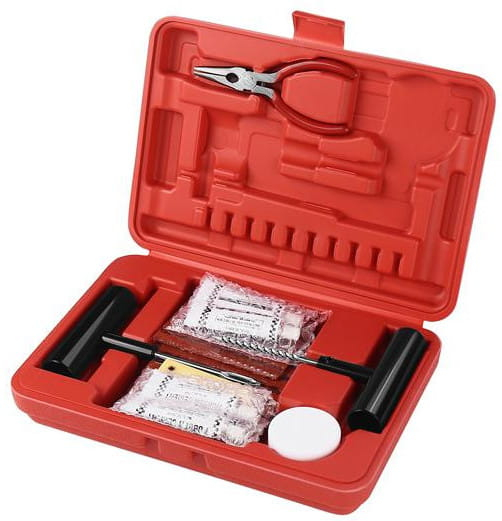 Trusa set kit reparatie pana anvelope cauciuc cu snur 58 piese (KD12506) [1]
