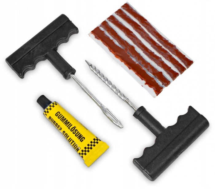 Trusa set kit reparatie pana anvelope cauciuc cu snur (TA4131) [7]
