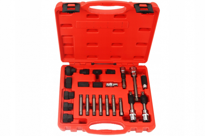 Trusa set montare demontare fulie alternator 25 piese (M57625) [1]
