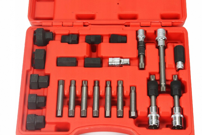 Trusa set montare demontare fulie alternator 25 piese (M57625) [4]
